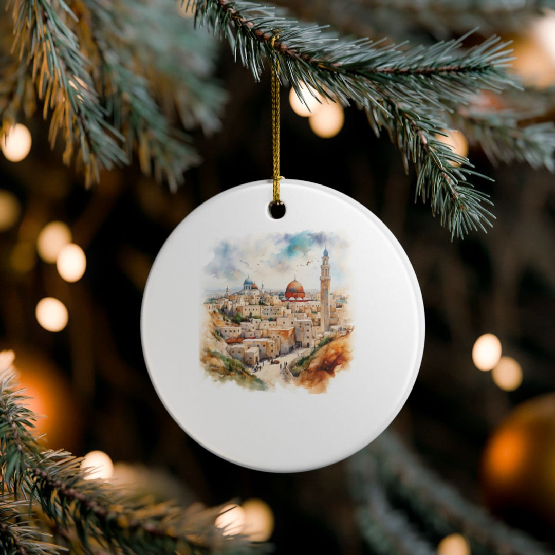 Tulkarm Palestine Ornament: Unique Tulkarm Palestine Souvenir, Tulkarm Palestine Xmas Decor, and Authentic Tulkarm Palestine Gift