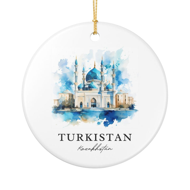 Turkistan Kazakhstan Ornament: Unique Turkistan Kazakhstan Souvenir, Turkistan Kazakhstan Xmas Decor, and Authentic Turkistan Kazakhstan Gift