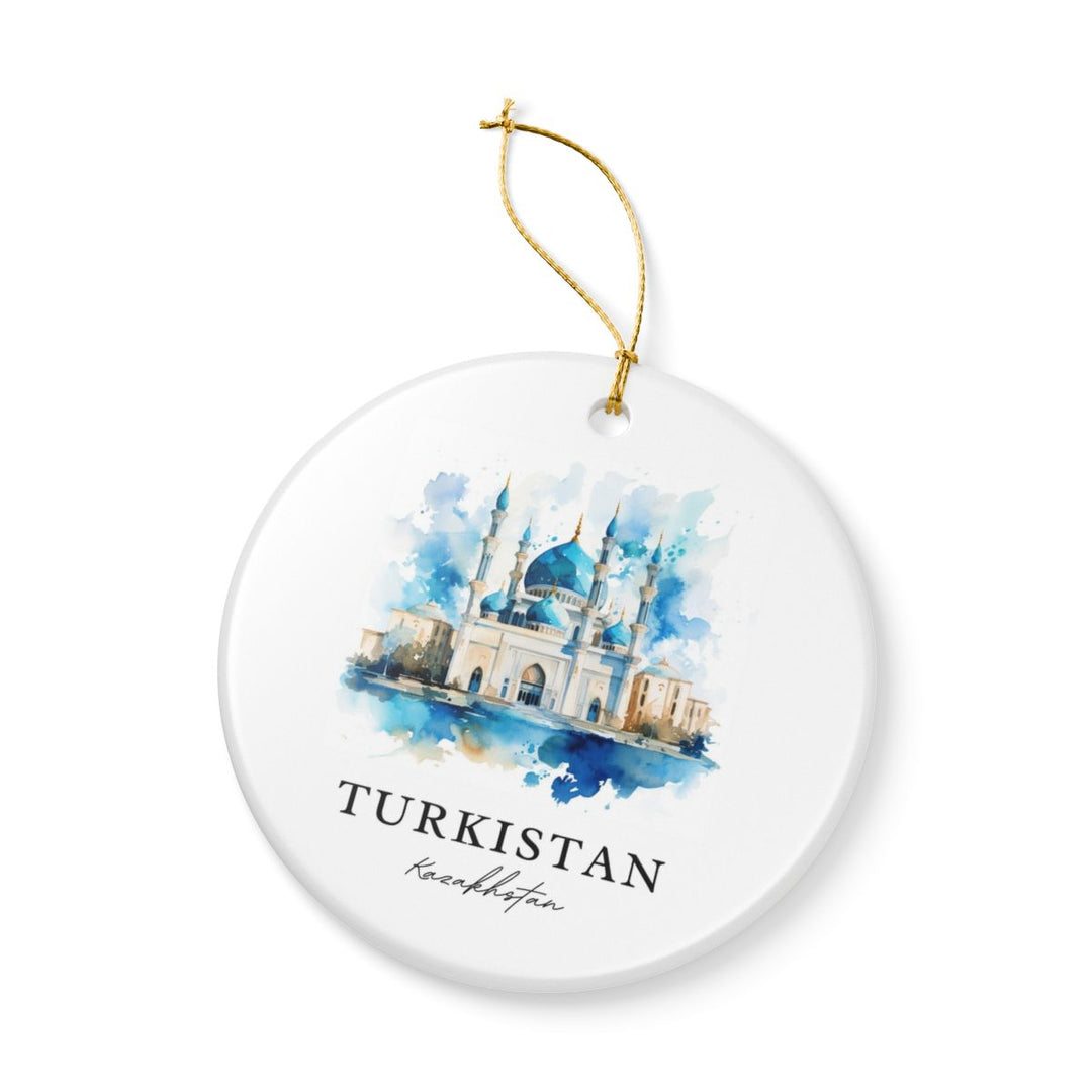 Turkistan Kazakhstan Ornament: Unique Turkistan Kazakhstan Souvenir, Turkistan Kazakhstan Xmas Decor, and Authentic Turkistan Kazakhstan Gift