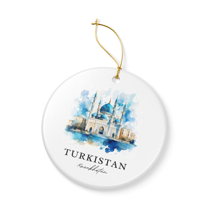 Turkistan Kazakhstan Ornament: Unique Turkistan Kazakhstan Souvenir, Turkistan Kazakhstan Xmas Decor, and Authentic Turkistan Kazakhstan Gift