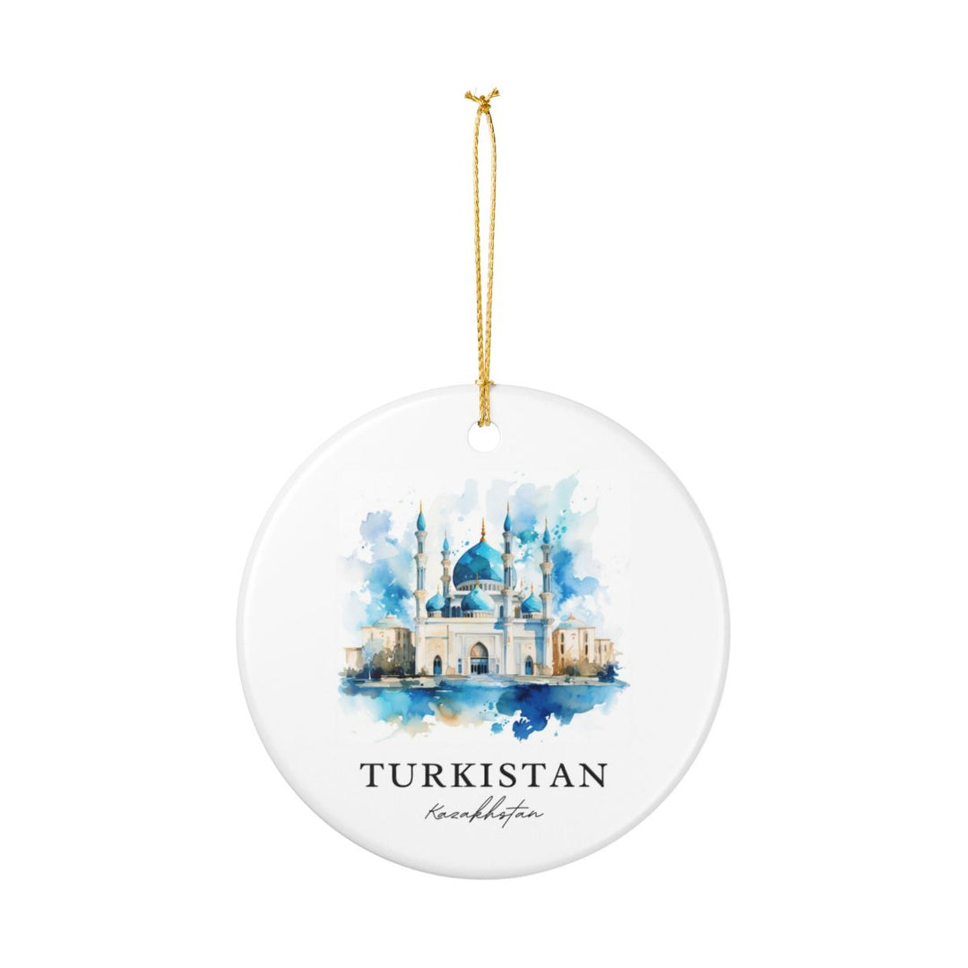Turkistan Kazakhstan Ornament: Unique Turkistan Kazakhstan Souvenir, Turkistan Kazakhstan Xmas Decor, and Authentic Turkistan Kazakhstan Gift