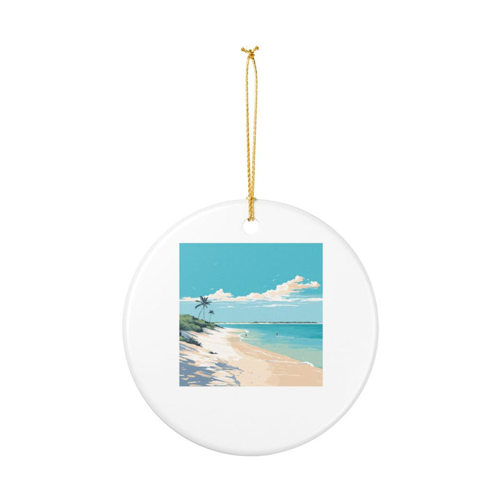 Turks and Caicos Caribbean Ornament: Unique Turks and Caicos Souvenir, Turks and Caicos Caribbean Xmas Decor, and Authentic Turks and Caicos Gift