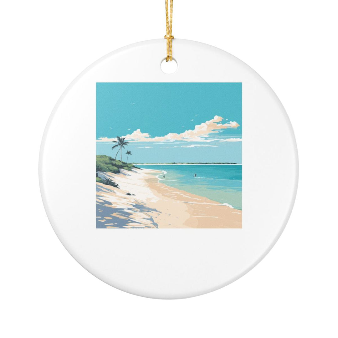 Turks and Caicos Caribbean Ornament: Unique Turks and Caicos Souvenir, Turks and Caicos Caribbean Xmas Decor, and Authentic Turks and Caicos Gift