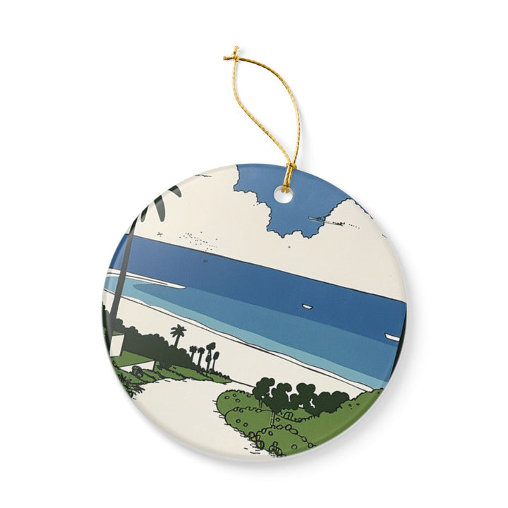 Turks and Caicos Caribbean Ornament: Unique Turks and Caicos Souvenir, Turks and Caicos Caribbean Xmas Decor, and Authentic Turks and Caicos Gift
