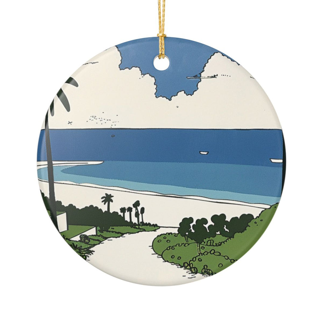 Turks and Caicos Caribbean Ornament: Unique Turks and Caicos Souvenir, Turks and Caicos Caribbean Xmas Decor, and Authentic Turks and Caicos Gift