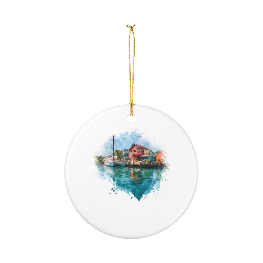 Turks and Caicos Caribbean Ornament: Unique Turks and Caicos Souvenir, Turks and Caicos Caribbean Xmas Decor, and Authentic Turks and Caicos Gift