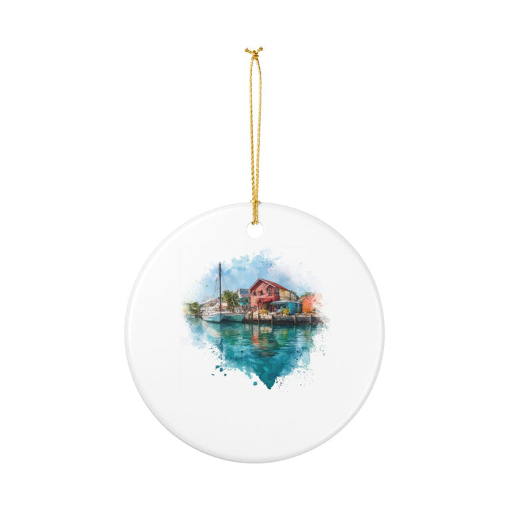 Turks and Caicos Caribbean Ornament: Unique Turks and Caicos Souvenir, Turks and Caicos Caribbean Xmas Decor, and Authentic Turks and Caicos Gift
