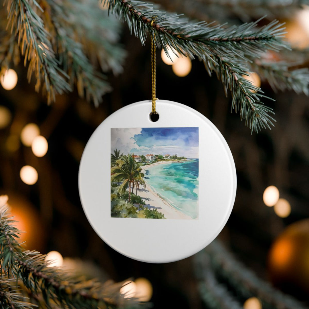 Turks and Caicos Caribbean Ornament: Unique Turks and Caicos Souvenir, Turks and Caicos Caribbean Xmas Decor, and Authentic Turks and Caicos Gift