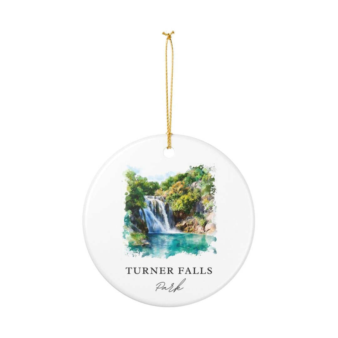 Turner Falls Park Oklahoma USA Ornament: Unique Turner Falls Park Souvenir, Turner Falls Park Xmas Decor, and Authentic Turner Falls Park Gift