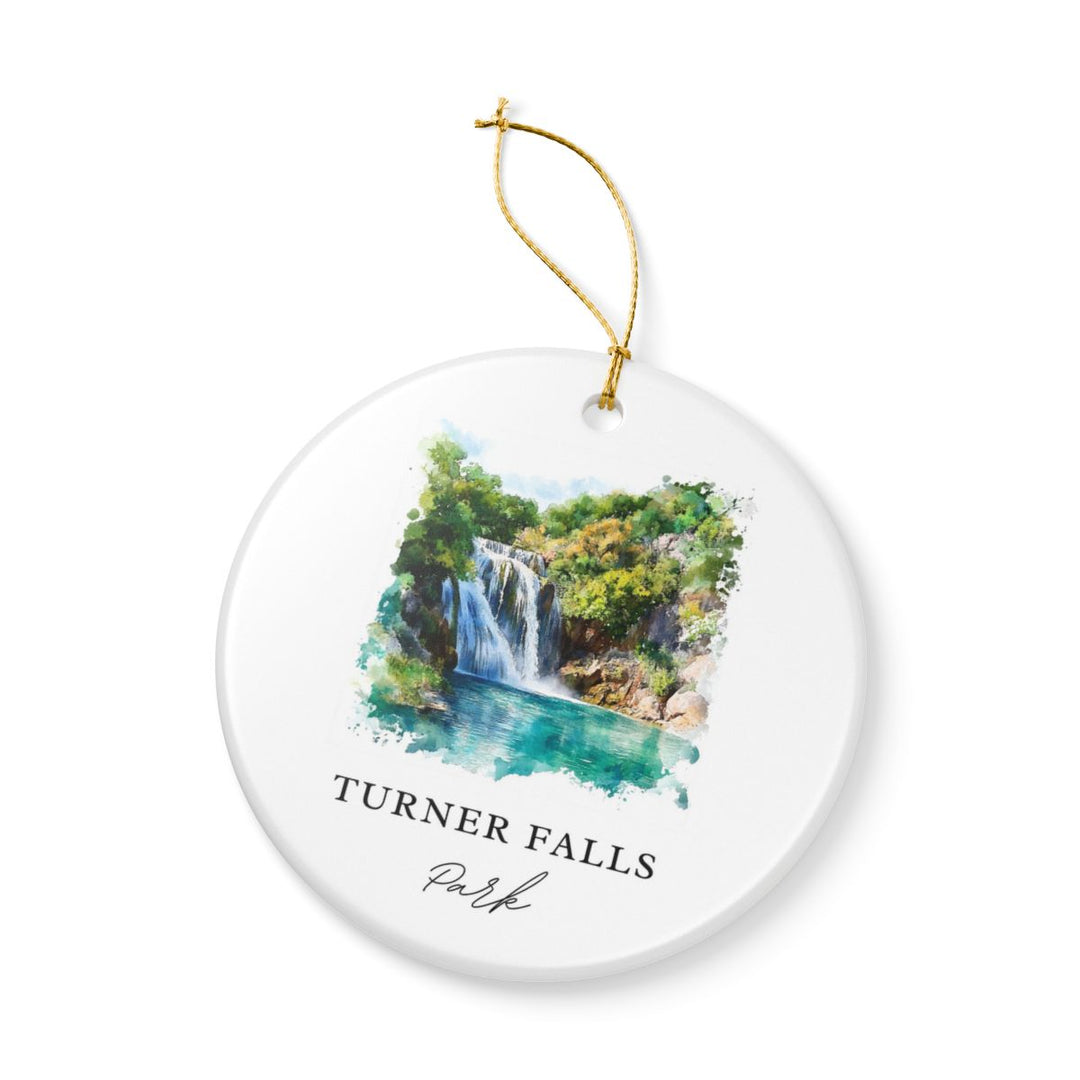 Turner Falls Park Oklahoma USA Ornament: Unique Turner Falls Park Souvenir, Turner Falls Park Xmas Decor, and Authentic Turner Falls Park Gift