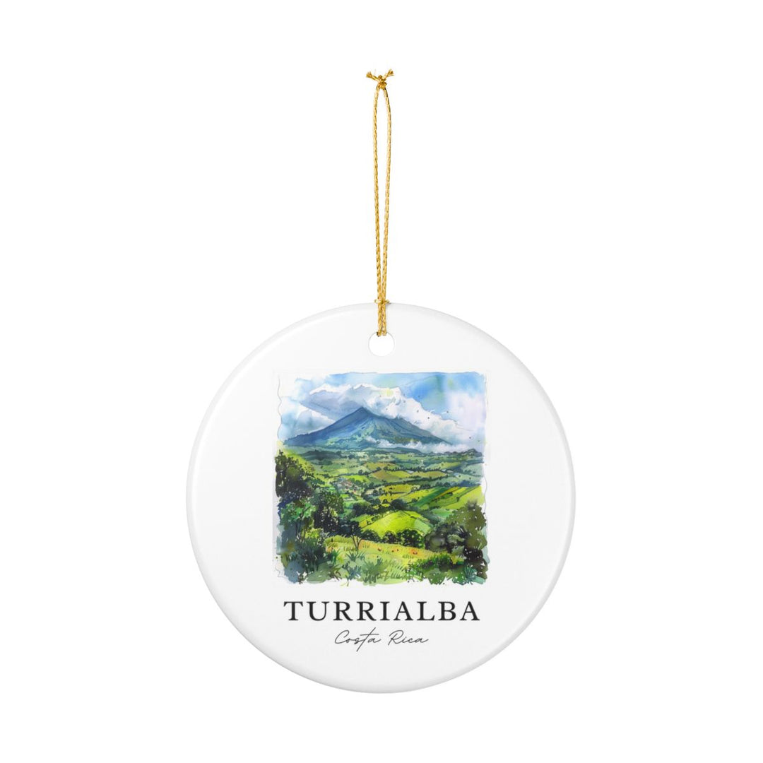 Turrialba Costa Rica Ornament: Unique Turrialba Costa Rica Souvenir, Turrialba Costa Rica Xmas Decor, and Authentic Turrialba Costa Rica Gift