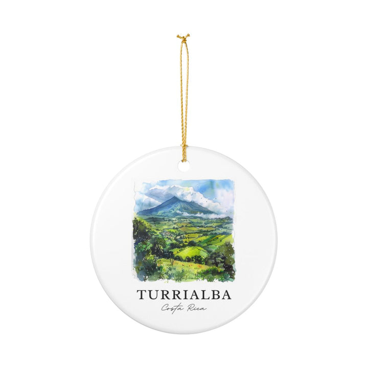 Turrialba Costa Rica Ornament: Unique Turrialba Costa Rica Souvenir, Turrialba Costa Rica Xmas Decor, and Authentic Turrialba Costa Rica Gift