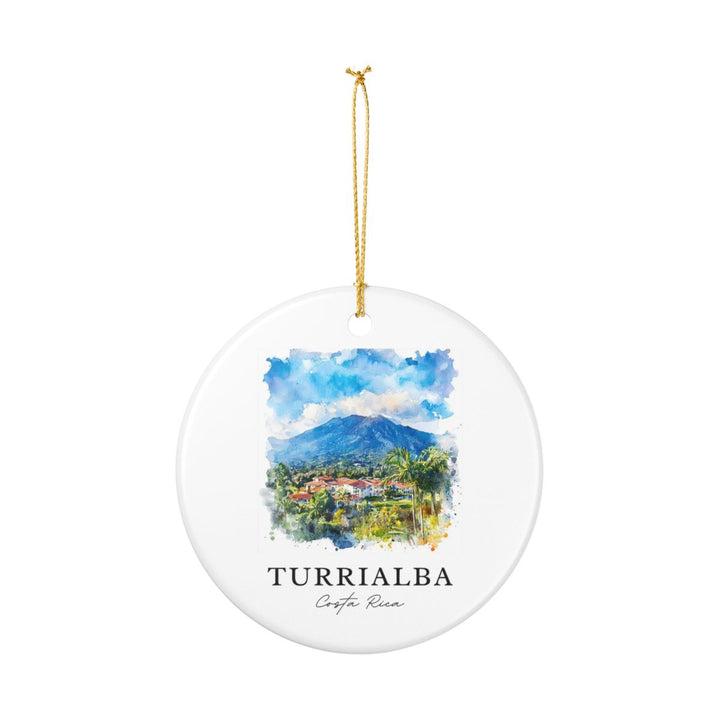 Turrialba Costa Rica Ornament: Unique Turrialba Costa Rica Souvenir, Turrialba Costa Rica Xmas Decor, and Authentic Turrialba Costa Rica Gift