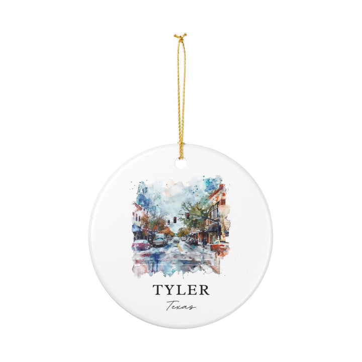 Tyler Texas Ornament: Unique Tyler Texas Souvenir, Tyler Texas Xmas Decor, and Authentic Tyler Texas Gift
