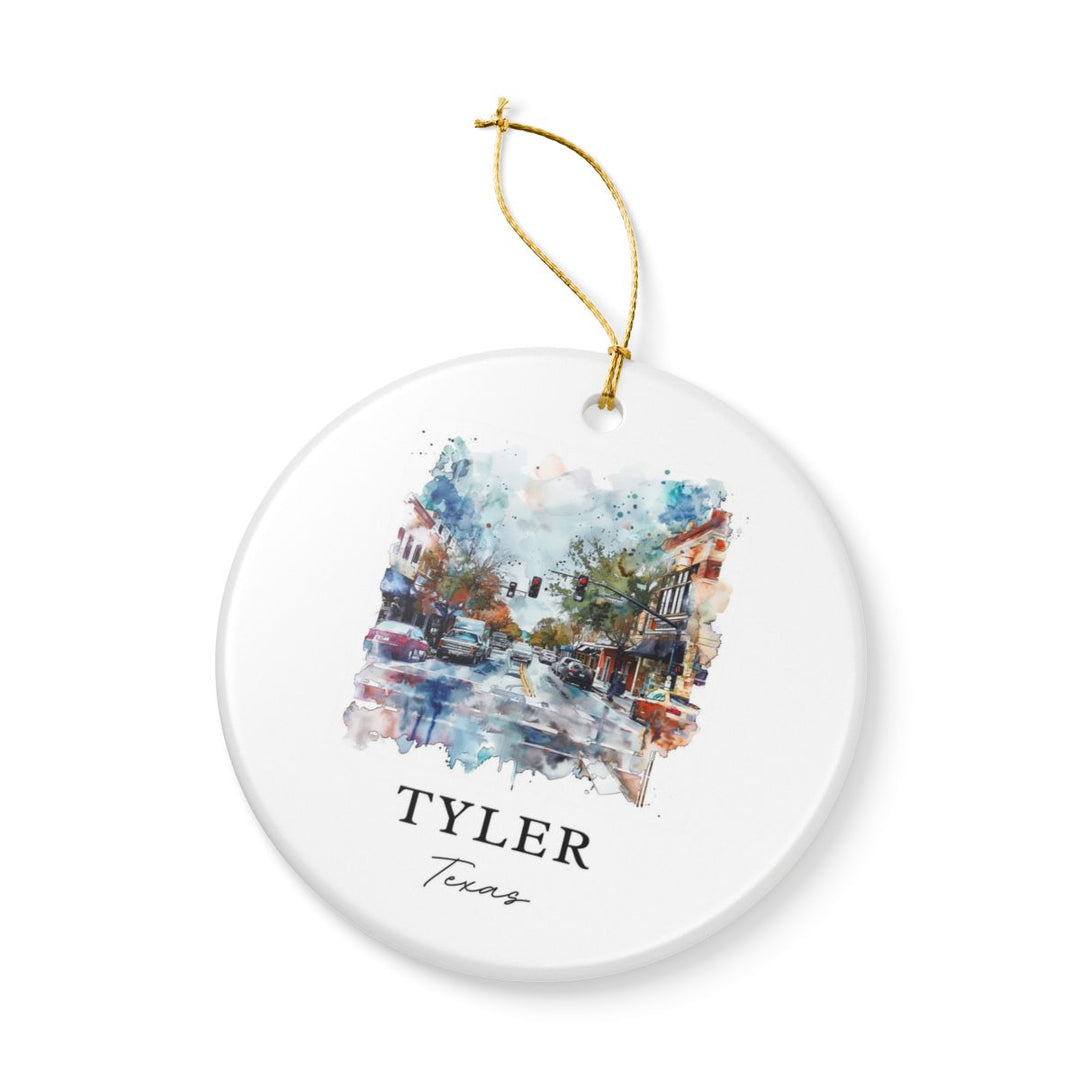Tyler Texas Ornament: Unique Tyler Texas Souvenir, Tyler Texas Xmas Decor, and Authentic Tyler Texas Gift