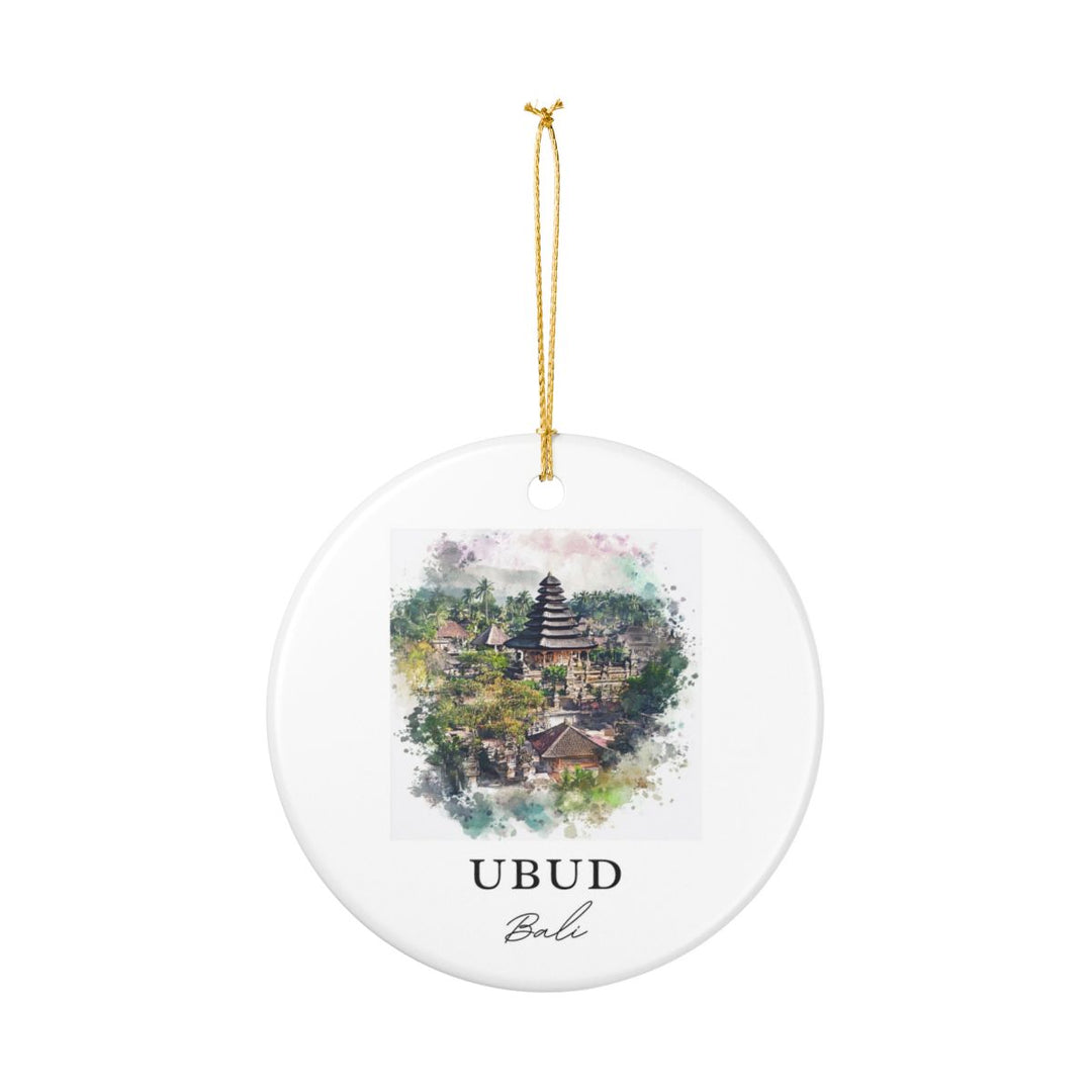 Ubud Bali Ornament: Unique Ubud Bali Souvenir, Ubud Bali Xmas Decor, and Authentic Ubud Bali Gift