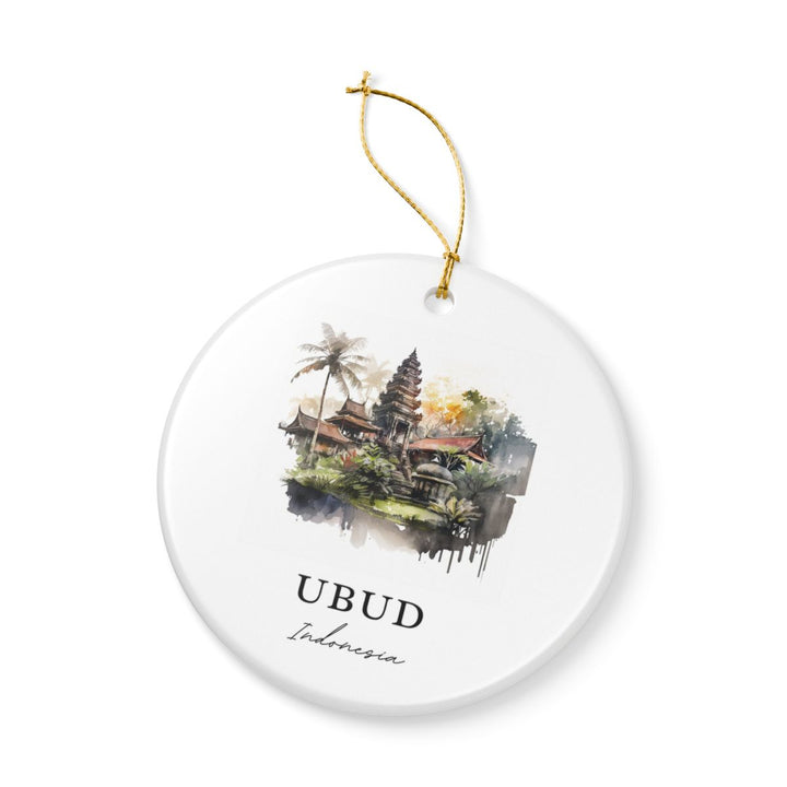 Ubud Indonesia Ornament: Unique Ubud Souvenir, Ubud Indonesia Xmas Decor, and Authentic Ubud Gift