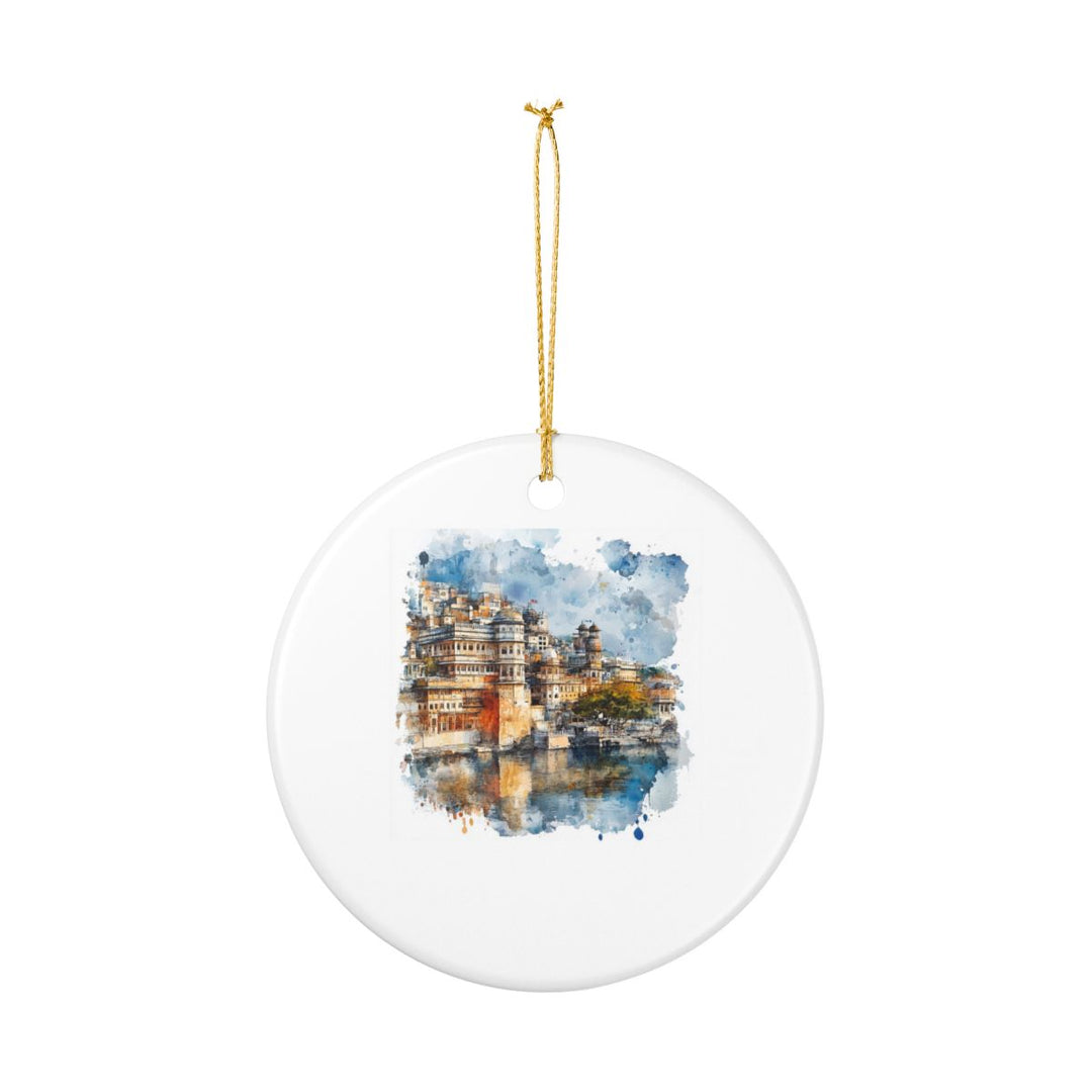 Udaipur India Ornament: Unique Udaipur Souvenir, Udaipur India Xmas Decor, and Authentic Udaipur Gift