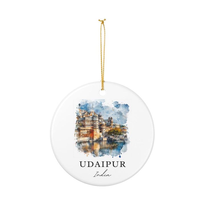 Udaipur India Ornament: Unique Udaipur Souvenir, Udaipur India Xmas Decor, and Authentic Udaipur Gift
