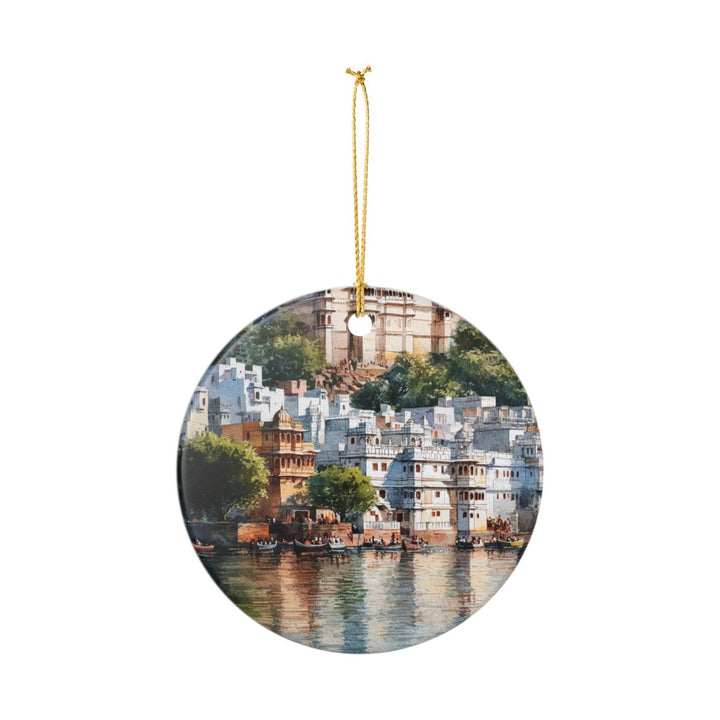 Udaipur India Ornament: Unique Udaipur Souvenir, Udaipur India Xmas Decor, and Authentic Udaipur Gift
