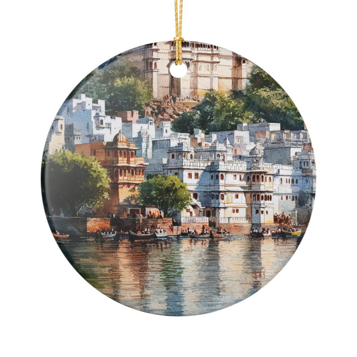 Udaipur India Ornament: Unique Udaipur Souvenir, Udaipur India Xmas Decor, and Authentic Udaipur Gift