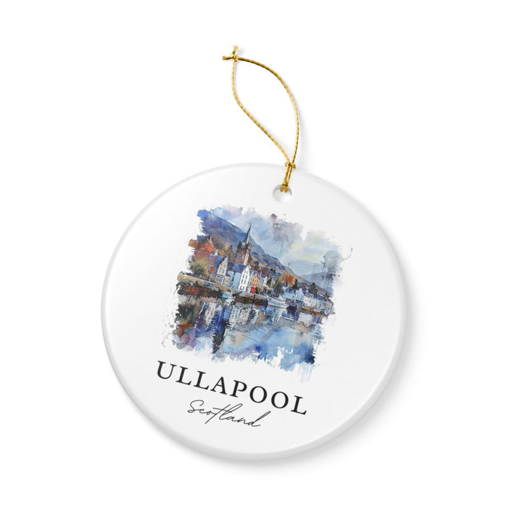 Ullapool Scotland Ornament: Unique Ullapool Scotland Souvenir, Ullapool Scotland Xmas Decor, and Authentic Ullapool Scotland Gift