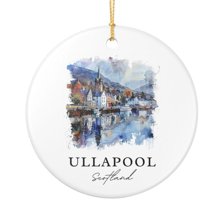 Ullapool Scotland Ornament: Unique Ullapool Scotland Souvenir, Ullapool Scotland Xmas Decor, and Authentic Ullapool Scotland Gift