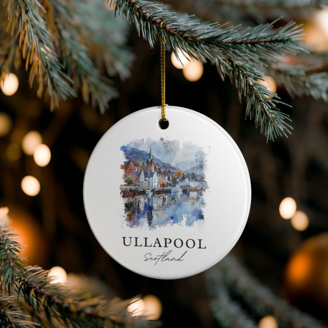 Ullapool Scotland Ornament: Unique Ullapool Scotland Souvenir, Ullapool Scotland Xmas Decor, and Authentic Ullapool Scotland Gift
