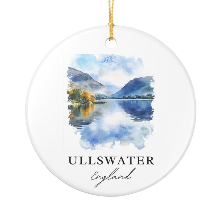Ullswater England Ornament: Unique Ullswater Souvenir, Ullswater England Xmas Decor, and Authentic Ullswater Gift