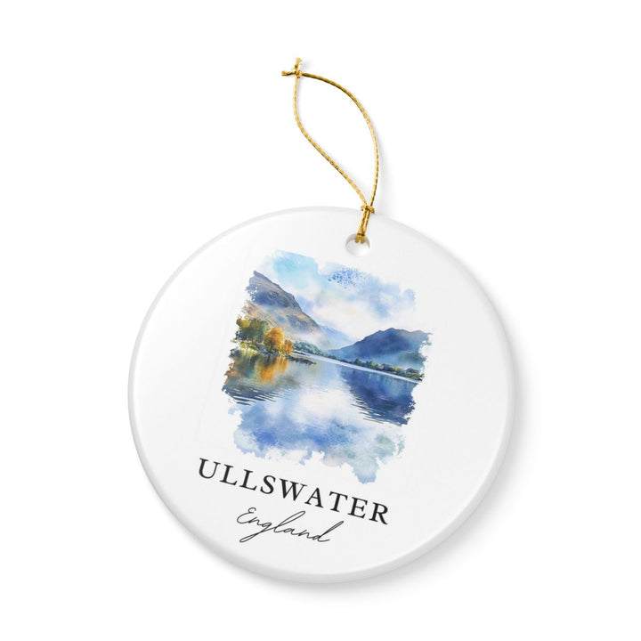Ullswater England Ornament: Unique Ullswater Souvenir, Ullswater England Xmas Decor, and Authentic Ullswater Gift