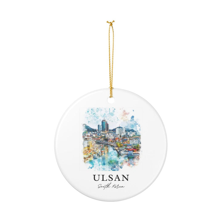 Ulsan South Korea Ornament: Unique Ulsan Souvenir, Ulsan South Korea Xmas Decor, and Authentic Ulsan Gift