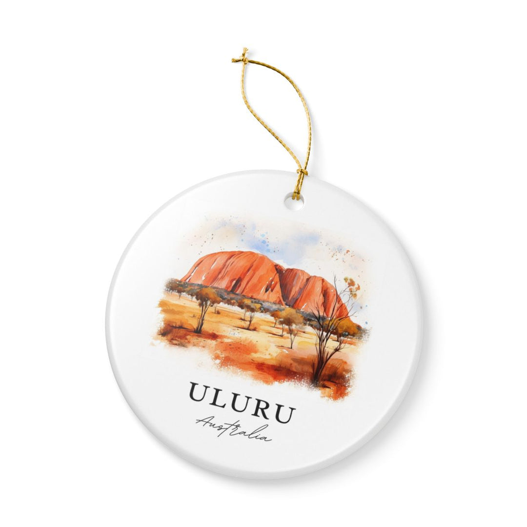 Uluru Australia Ornament: Unique Uluru Souvenir, Uluru Australia Xmas Decor, and Authentic Uluru Gift