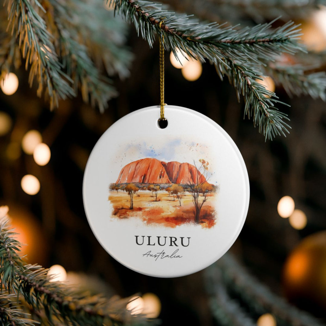 Uluru Australia Ornament: Unique Uluru Souvenir, Uluru Australia Xmas Decor, and Authentic Uluru Gift