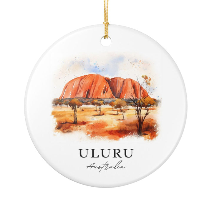 Uluru Australia Ornament: Unique Uluru Souvenir, Uluru Australia Xmas Decor, and Authentic Uluru Gift