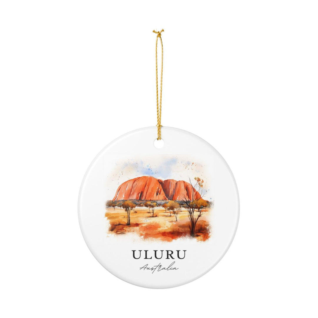 Uluru Australia Ornament: Unique Uluru Souvenir, Uluru Australia Xmas Decor, and Authentic Uluru Gift