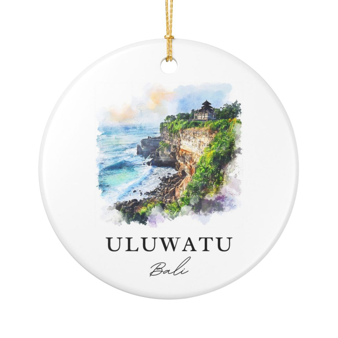 Uluwatu Ornament: Unique Uluwatu Souvenir, Uluwatu Xmas Decor, and Authentic Uluwatu Gift