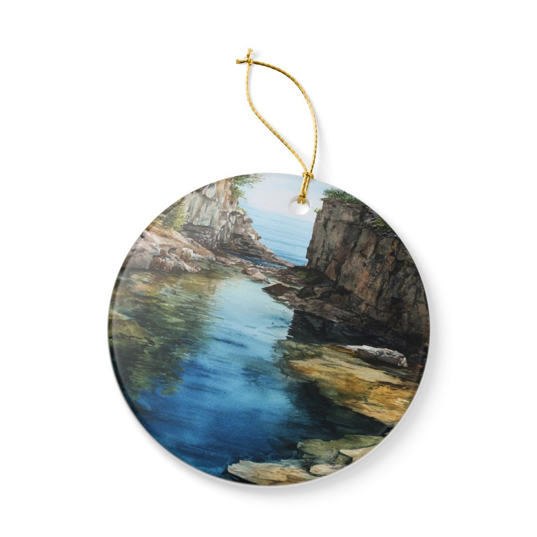 Upper Peninsula Michigan USA Ornament: Unique Upper Peninsula Souvenir, Upper Peninsula Michigan Xmas Decor, and Authentic Upper Peninsula Gift