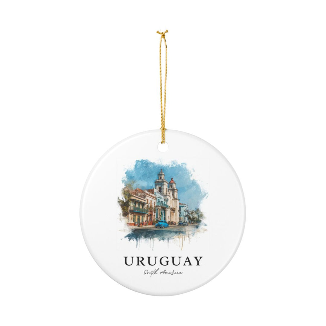 Uruguay South America Ornament: Unique Uruguay South Souvenir, Uruguay South USA Xmas Decor, and Authentic Uruguay South Gift