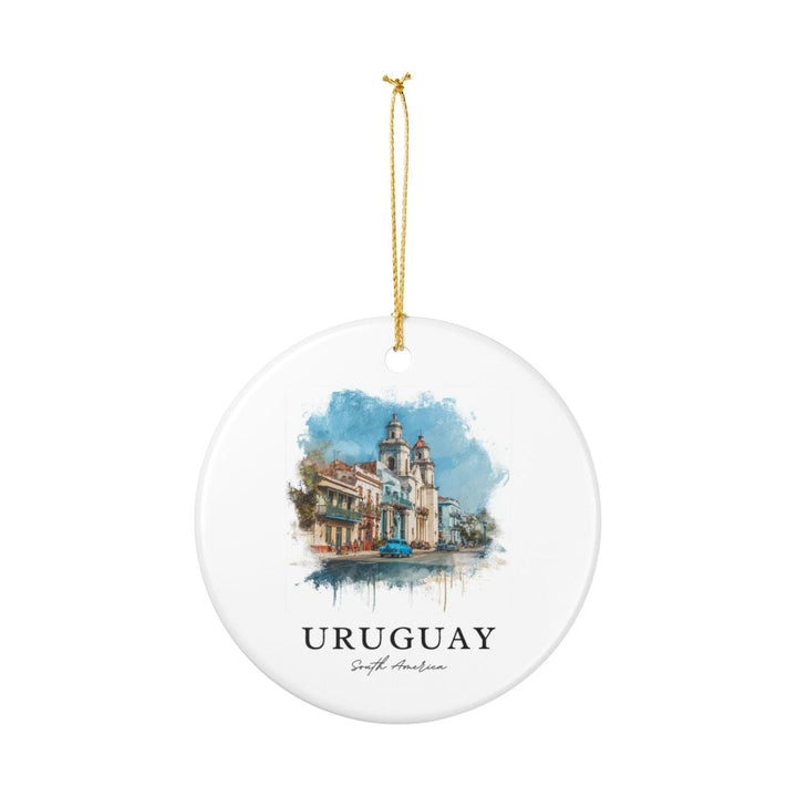 Uruguay South America Ornament: Unique Uruguay South Souvenir, Uruguay South USA Xmas Decor, and Authentic Uruguay South Gift
