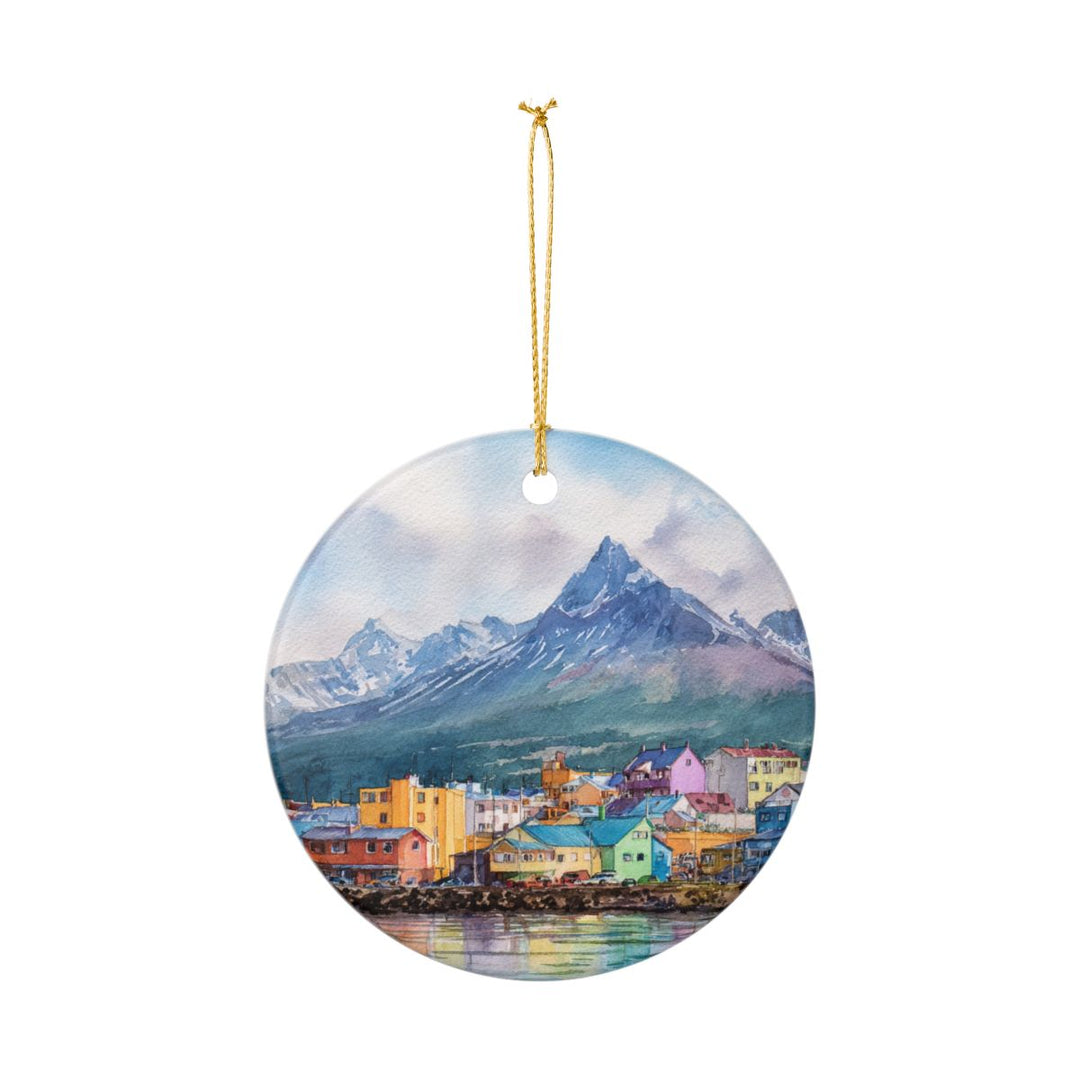 Ushuaia Argentina Ornament: Unique Ushuaia Souvenir, Ushuaia Argentina Xmas Decor, and Authentic Ushuaia Gift