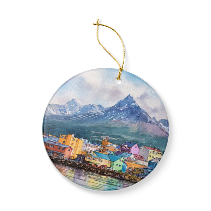Ushuaia Argentina Ornament: Unique Ushuaia Souvenir, Ushuaia Argentina Xmas Decor, and Authentic Ushuaia Gift