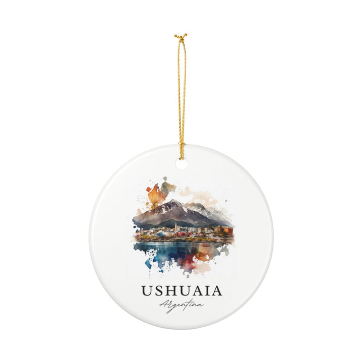 Ushuaia Argentina Ornament: Unique Ushuaia Souvenir, Ushuaia Argentina Xmas Decor, and Authentic Ushuaia Gift