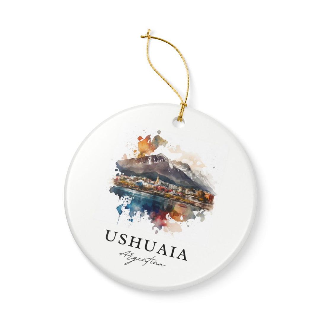 Ushuaia Argentina Ornament: Unique Ushuaia Souvenir, Ushuaia Argentina Xmas Decor, and Authentic Ushuaia Gift