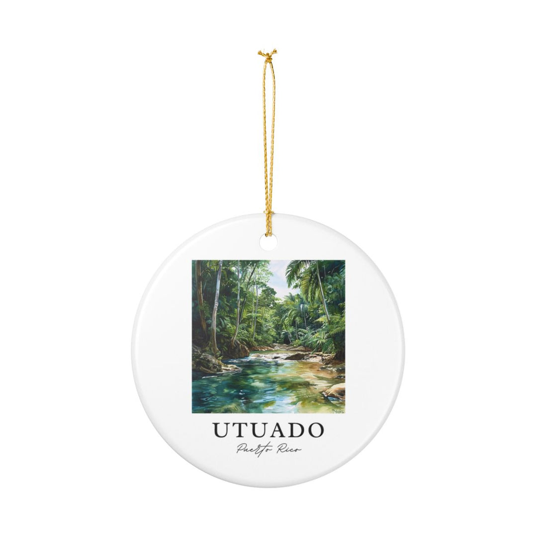 Utado Puerto Rico Ornament: Unique Utado Souvenir, Utado Puerto Rico Xmas Decor, and Authentic Utado Gift