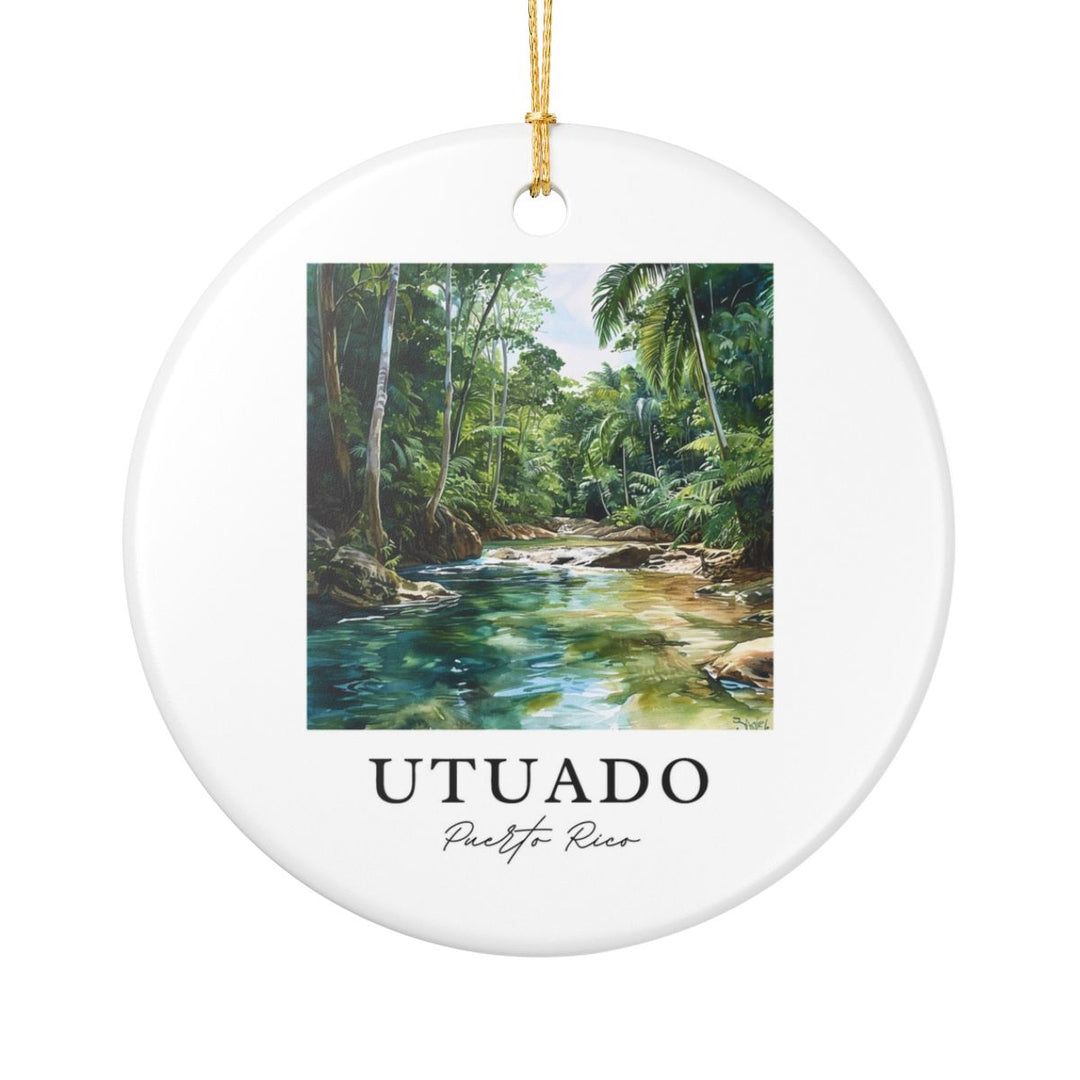 Utado Puerto Rico Ornament: Unique Utado Souvenir, Utado Puerto Rico Xmas Decor, and Authentic Utado Gift