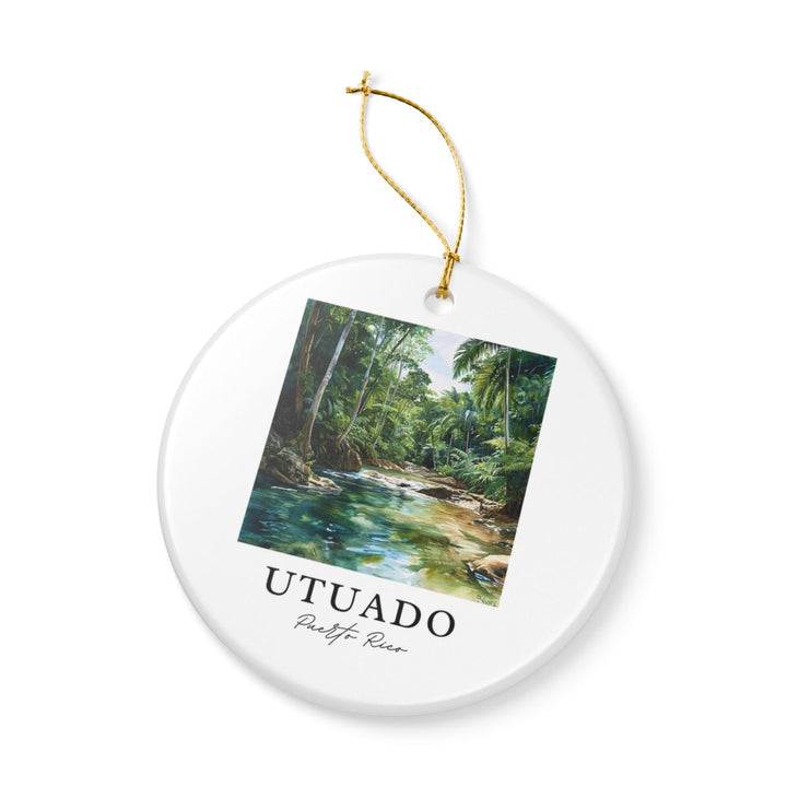 Utado Puerto Rico Ornament: Unique Utado Souvenir, Utado Puerto Rico Xmas Decor, and Authentic Utado Gift