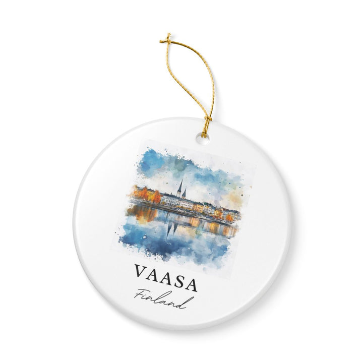 Vaasa Finland Ornament: Unique Vaasa Finland Souvenir, Vaasa Finland Xmas Decor, and Authentic Vaasa Finland Gift