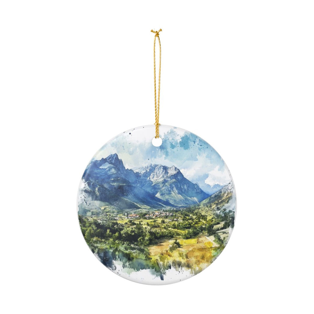 Valbona Valley Albania Ornament: Unique Valbona Valley Souvenir, Valbona Valley Albania Xmas Decor, and Authentic Valbona Valley Gift