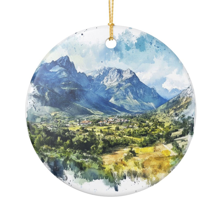 Valbona Valley Albania Ornament: Unique Valbona Valley Souvenir, Valbona Valley Albania Xmas Decor, and Authentic Valbona Valley Gift