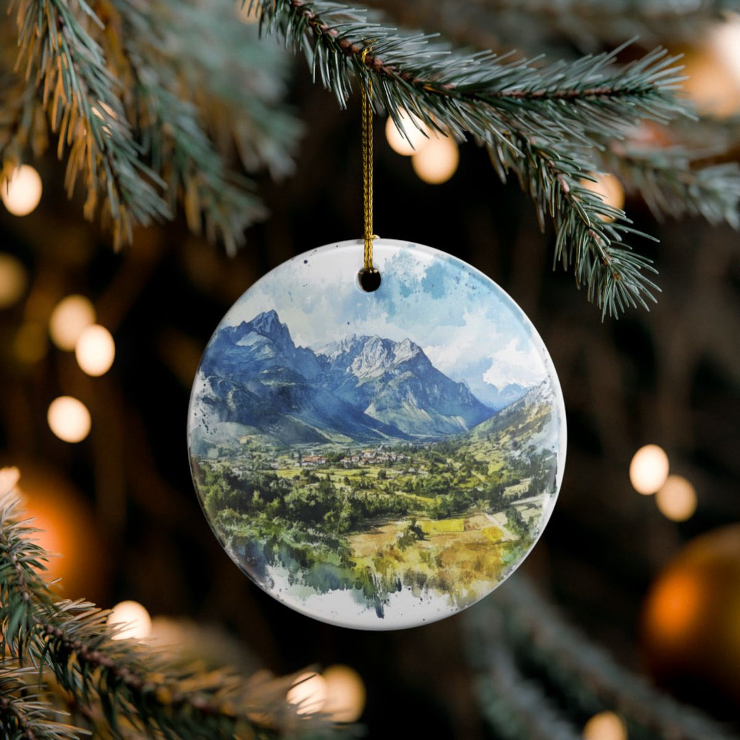 Valbona Valley Albania Ornament: Unique Valbona Valley Souvenir, Valbona Valley Albania Xmas Decor, and Authentic Valbona Valley Gift